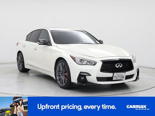 White 2023 INFINITI Q50 Red Sport 400