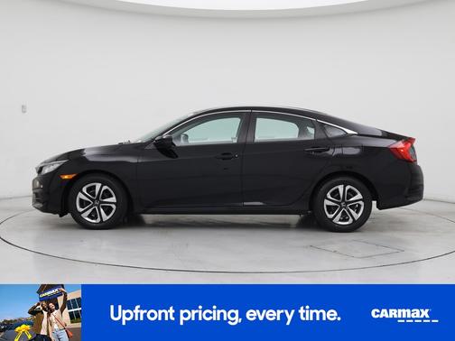 Black 2016 Honda Civic LX
