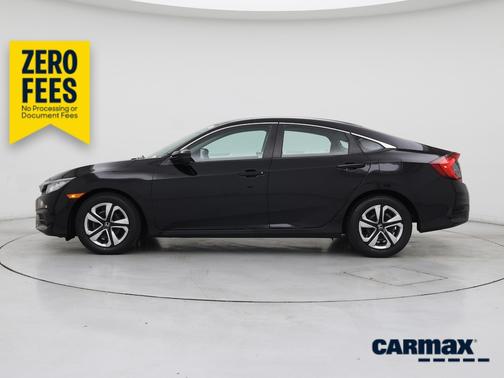 Black 2016 Honda Civic LX