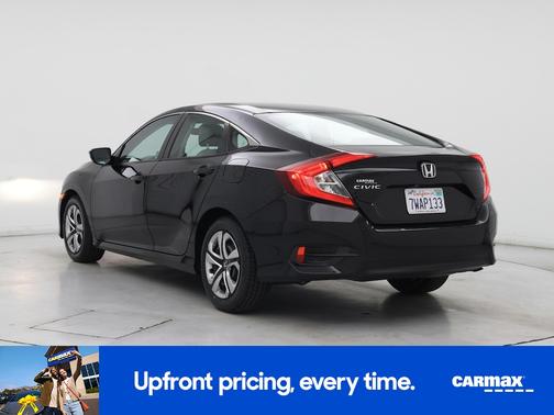 Black 2016 Honda Civic LX