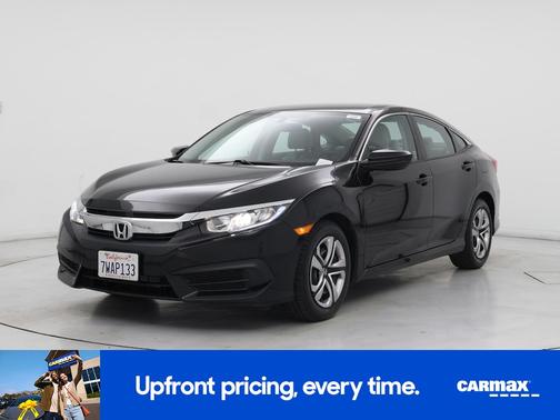 Black 2016 Honda Civic LX