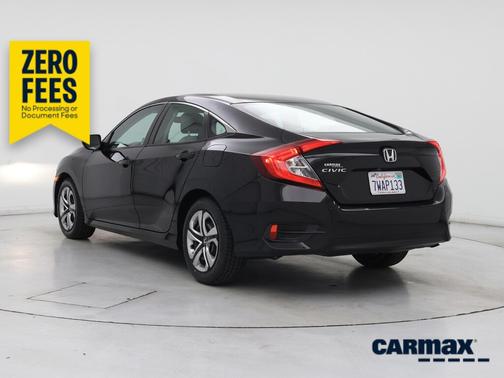 Black 2016 Honda Civic LX