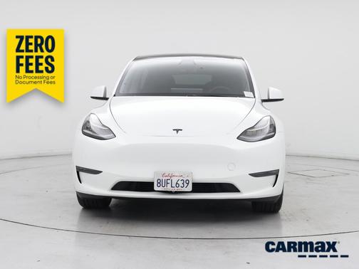 White 2021 Tesla Model Y Long Range