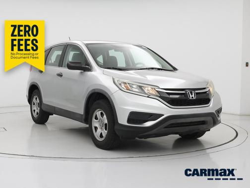 Silver 2015 Honda CR-V LX
