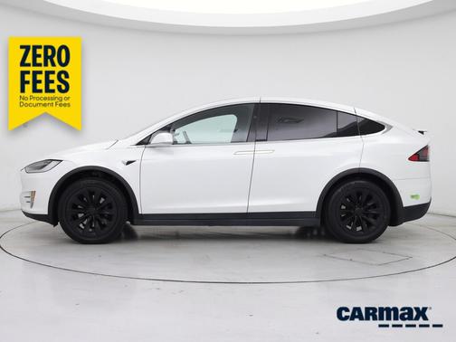 White 2019 Tesla Model X Long Range