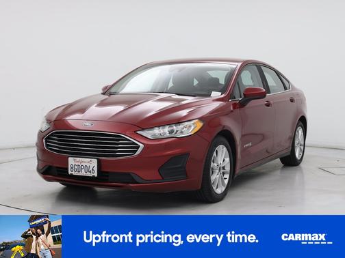 Red 2019 Ford Fusion Hybrid SE