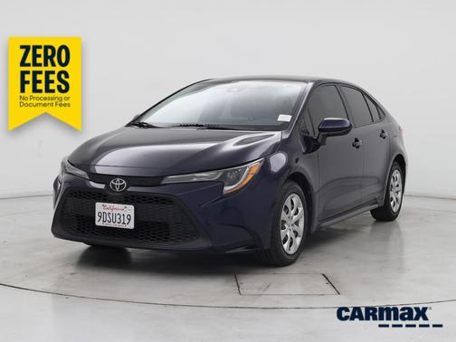 Blue 2021 Toyota Corolla LE