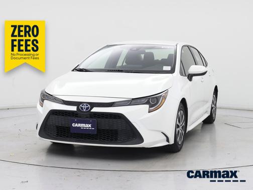 White 2022 Toyota Corolla Hybrid LE