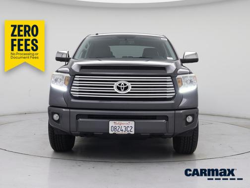 Gray 2017 Toyota Tundra Platinum