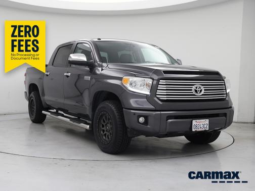 Gray 2017 Toyota Tundra Platinum