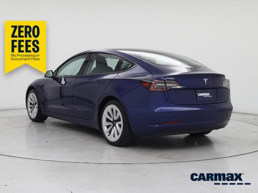 Blue 2021 Tesla Model 3 Standard Range Plus