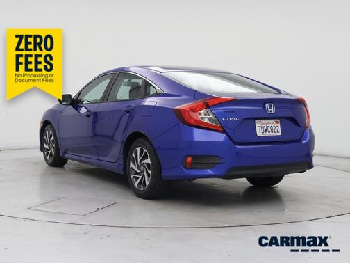 Blue 2016 Honda Civic EX