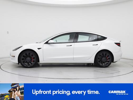 White 2022 Tesla Model 3 Performance