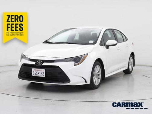 White 2025 Toyota Corolla LE