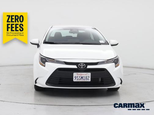White 2025 Toyota Corolla LE