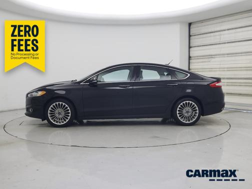 Black 2015 Ford Fusion Titanium