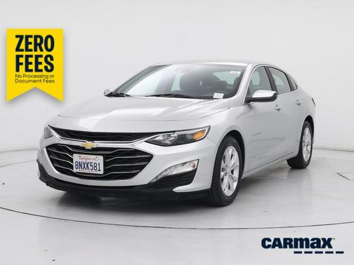 Silver 2020 Chevrolet Malibu LT