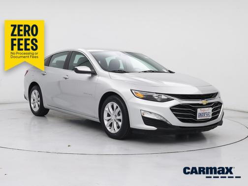 Silver 2020 Chevrolet Malibu LT