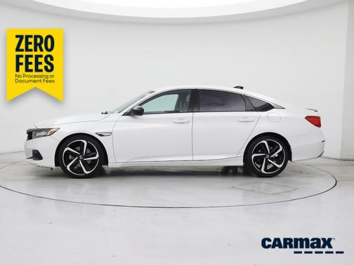White 2021 Honda Accord Sport