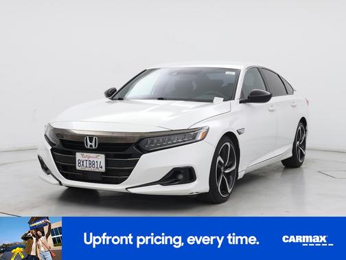 White 2021 Honda Accord Sport
