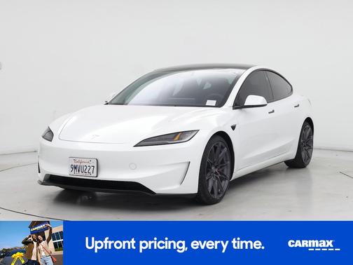 White 2024 Tesla Model 3 Performance