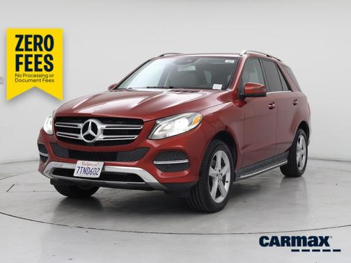 Red 2016 Mercedes-Benz GLE 350