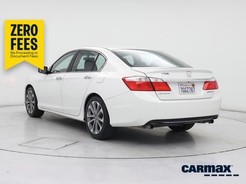 White 2014 Honda Accord Sport