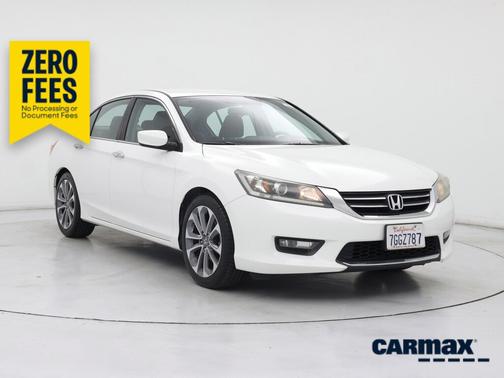White 2014 Honda Accord Sport