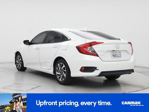 White 2017 Honda Civic EX