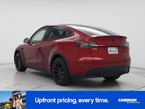 Red 2024 Tesla Model Y Long Range