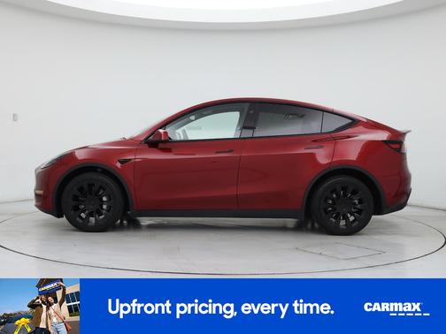 Red 2024 Tesla Model Y Long Range
