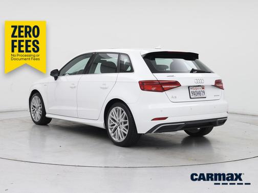 White 2018 Audi A3 e-tron Premium Plus