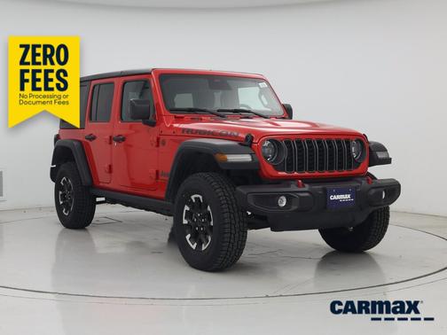 Red 2025 Jeep Wrangler Rubicon