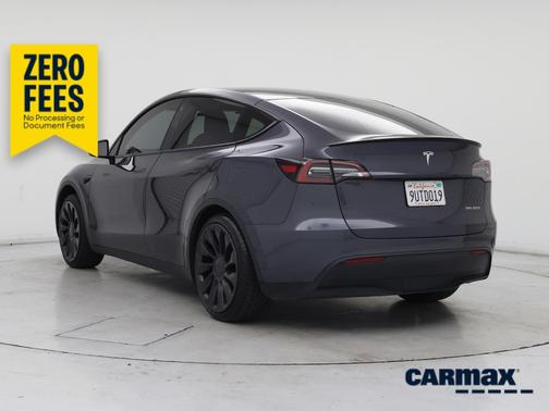 Blue 2022 Tesla Model Y Performance