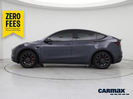 Blue 2022 Tesla Model Y Performance