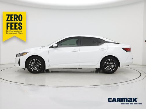 White 2025 Nissan Sentra SV