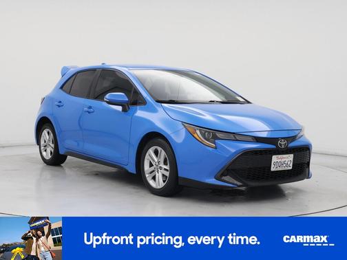 Blue 2020 Toyota Corolla Hatchback SE