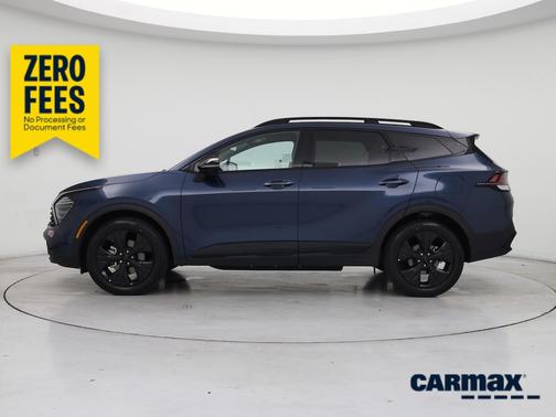Blue 2025 Kia Sportage Plug-In Hybrid X-Line Prestige