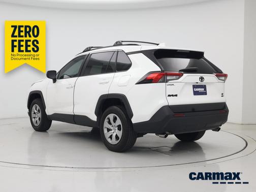 White 2021 Toyota RAV4 LE