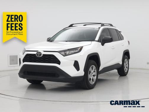 White 2021 Toyota RAV4 LE