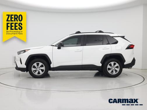White 2021 Toyota RAV4 LE