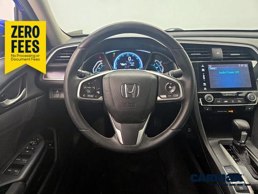 Blue 2018 Honda Civic EX-T