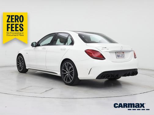 White 2021 Mercedes-Benz AMG C 43