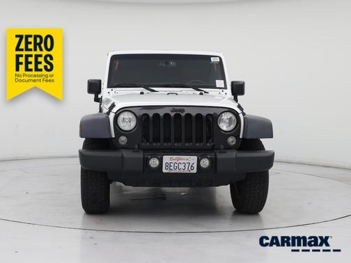 White 2018 Jeep Wrangler Unlimited Willys Wheeler