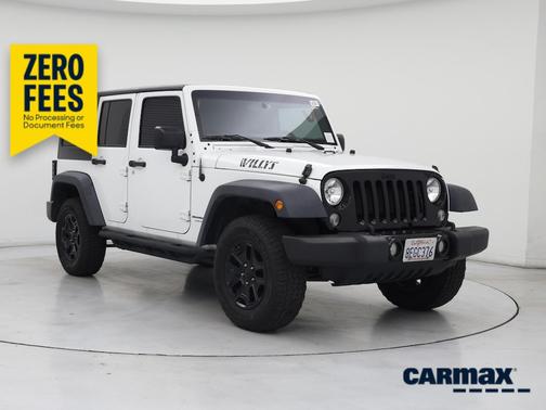 White 2018 Jeep Wrangler Unlimited Willys Wheeler