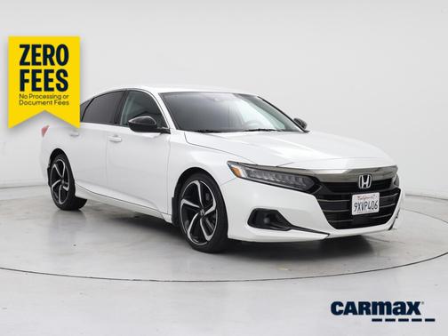 White 2022 Honda Accord Sport SE