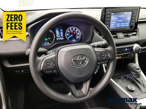 Silver 2021 Toyota RAV4 Hybrid LE