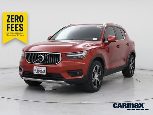 Red 2021 Volvo XC40 T4 Inscription