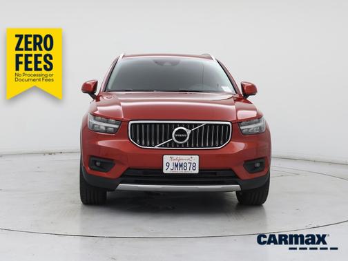 Red 2021 Volvo XC40 T4 Inscription