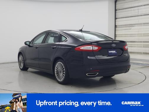 Black 2015 Ford Fusion Titanium